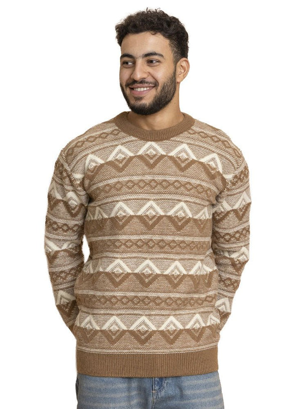 Coffee*Off - white Design 2426 S - Round Pullover - Khotwh